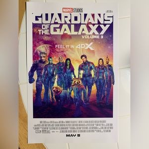 Guardians of the Galaxy 3 movie poster Marvel MCU